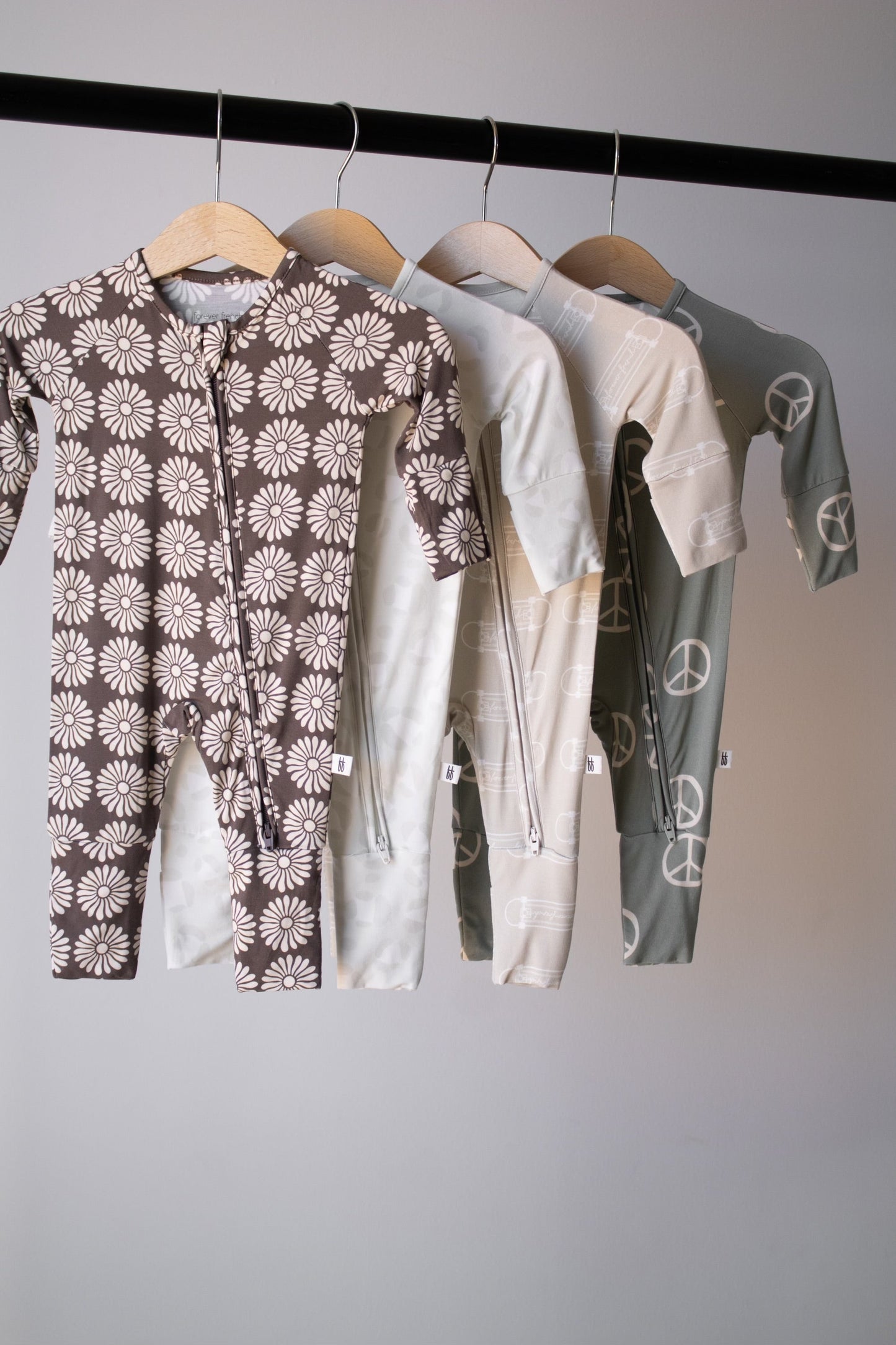 retro floral bamboo pajamas // ZIPPY