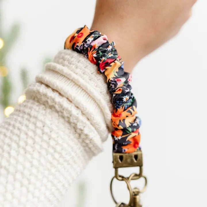 wristlet keychain // groovy