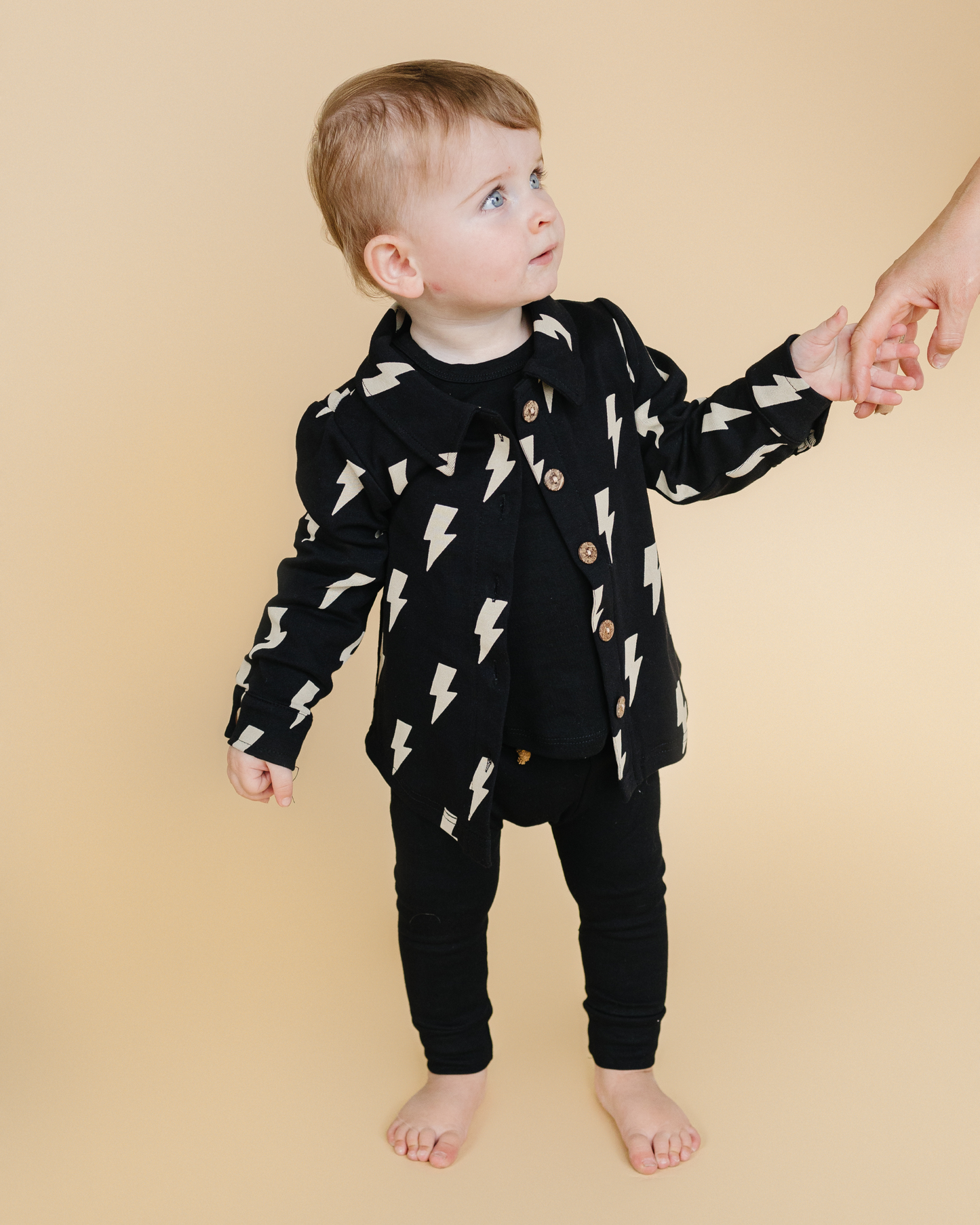 shacket // black bolts (available in extended sizing up to 8/9)