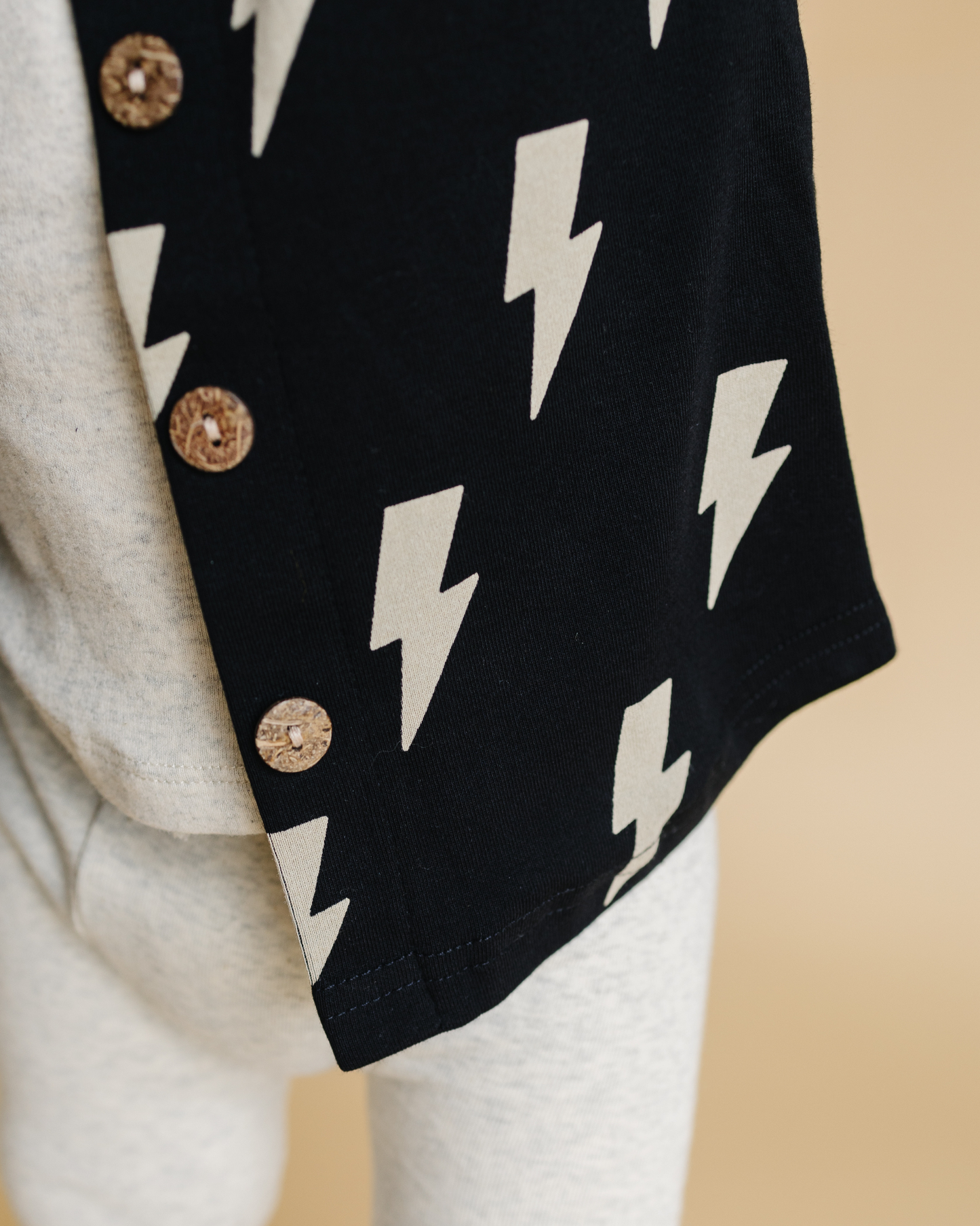 shacket // black bolts (available in extended sizing up to 8/9)