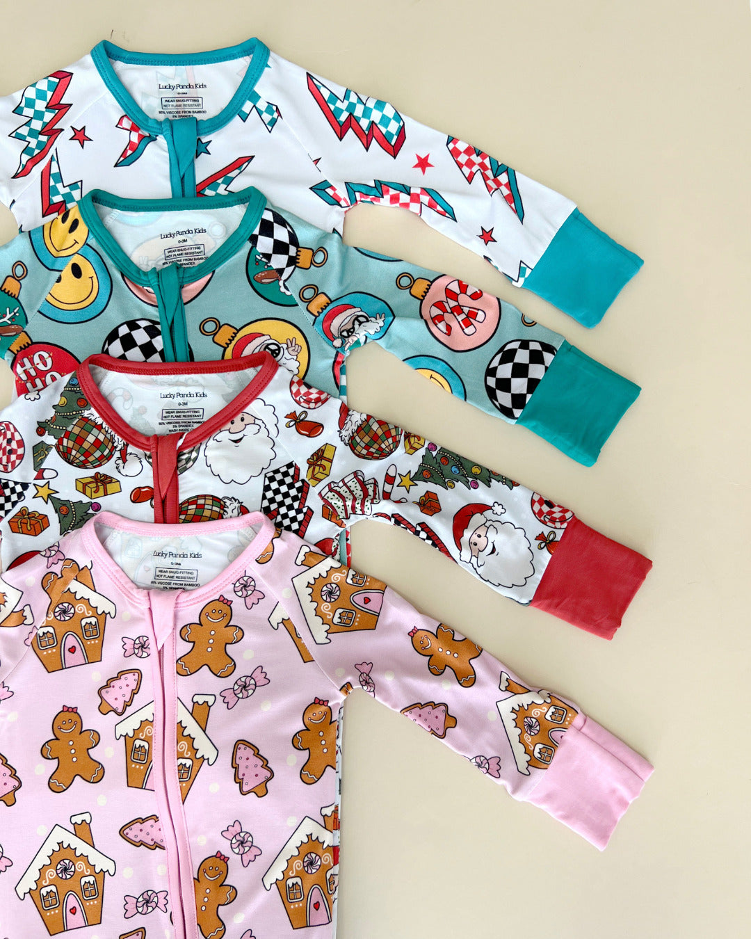 christmas ornaments bamboo pajamas // ZIPPY