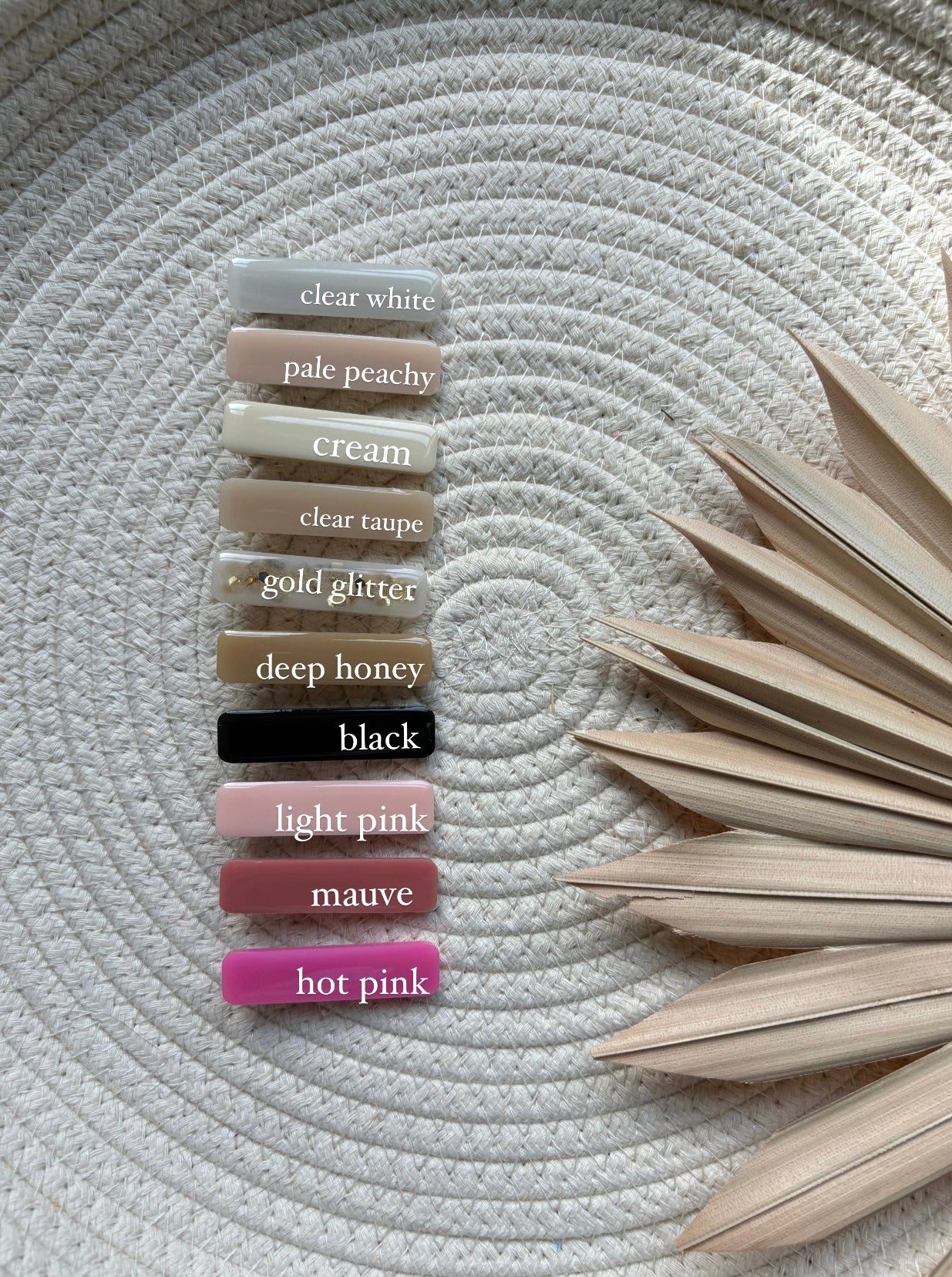 SET OF TWO CUSTOMIZABLE alligator hair clips // large