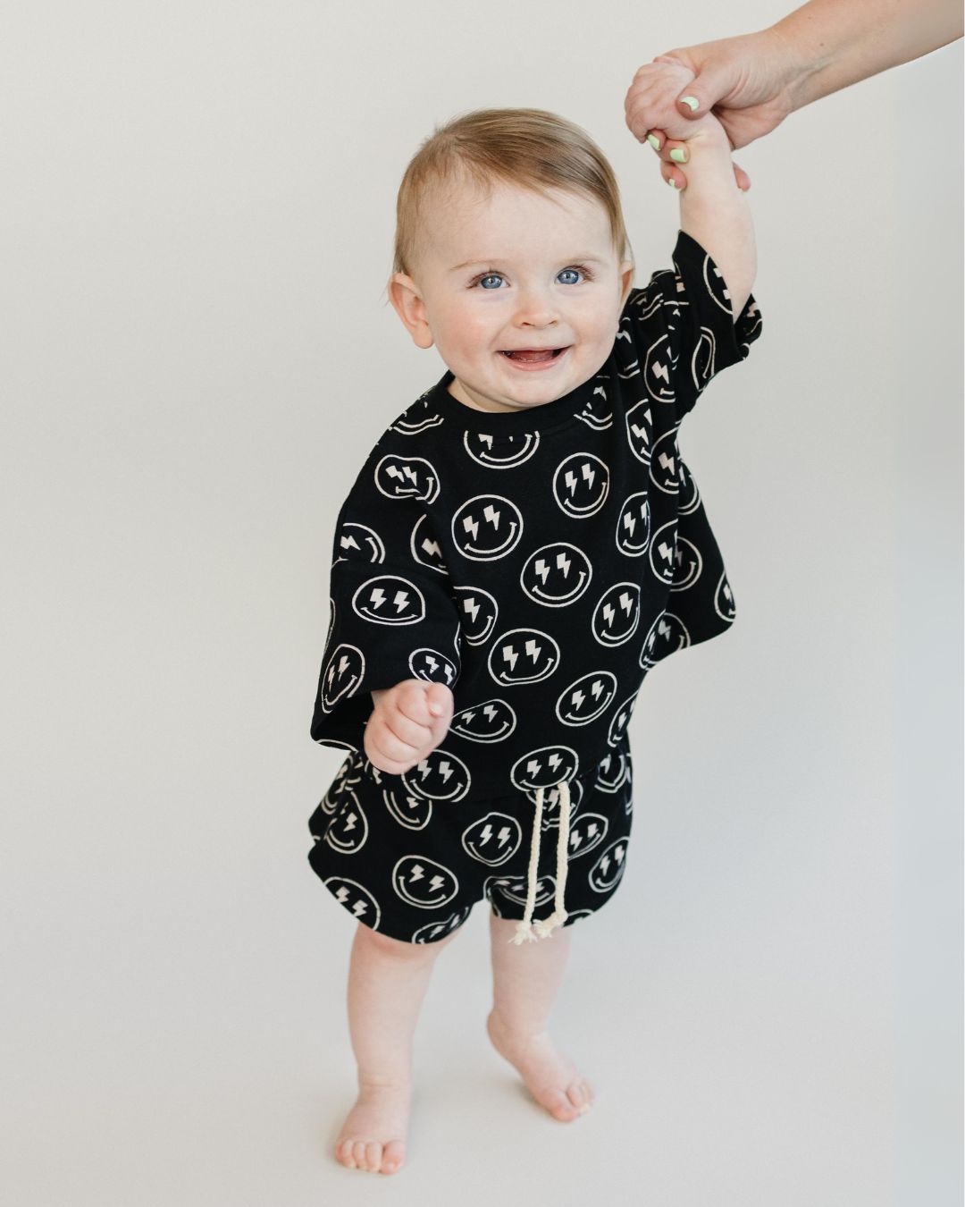 shorts set // electric smiley (available in EXTENDED SIZING!)
