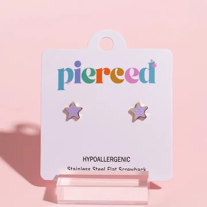 starfish 18k gold flatback studs // FLASH PREORDER! // open until 6.7 and ships mid-june