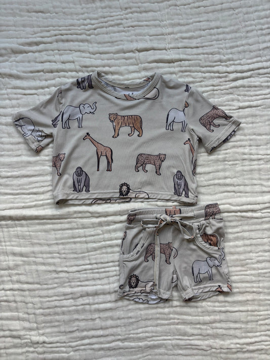 kaldi bamboo lounge set // zoo day