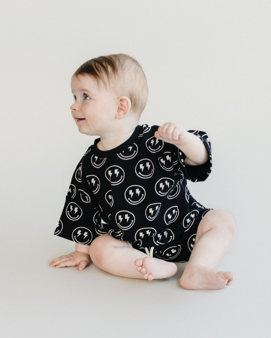 shorts set // electric smiley (available in EXTENDED SIZING!)