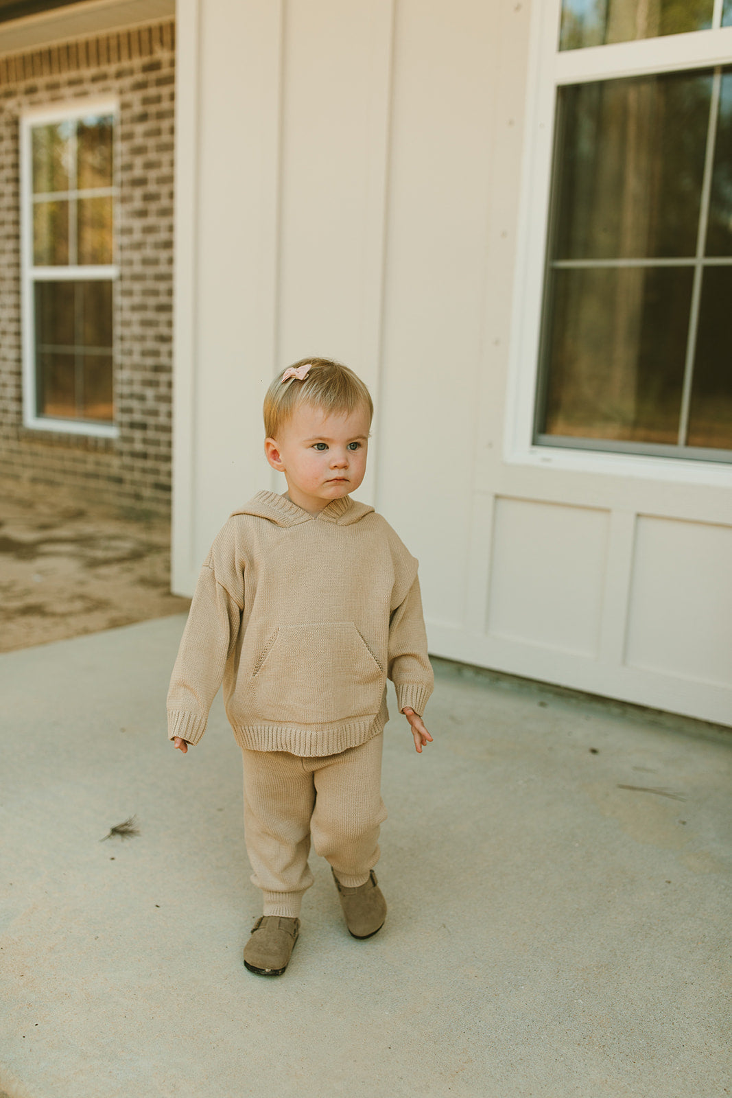 Hunter Knit Set in Beige