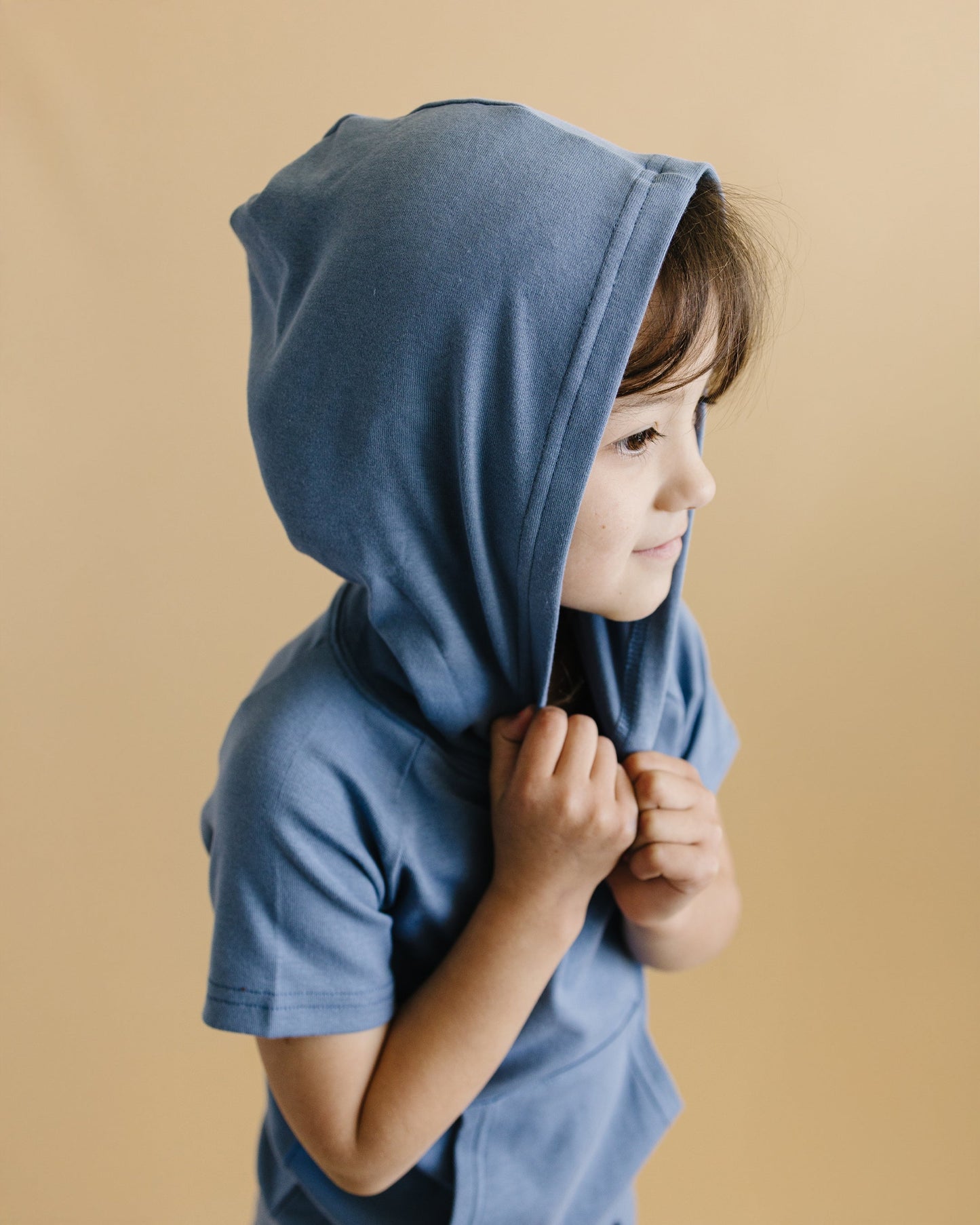 cargo shorts set // blue (sizing up to 8/9y)