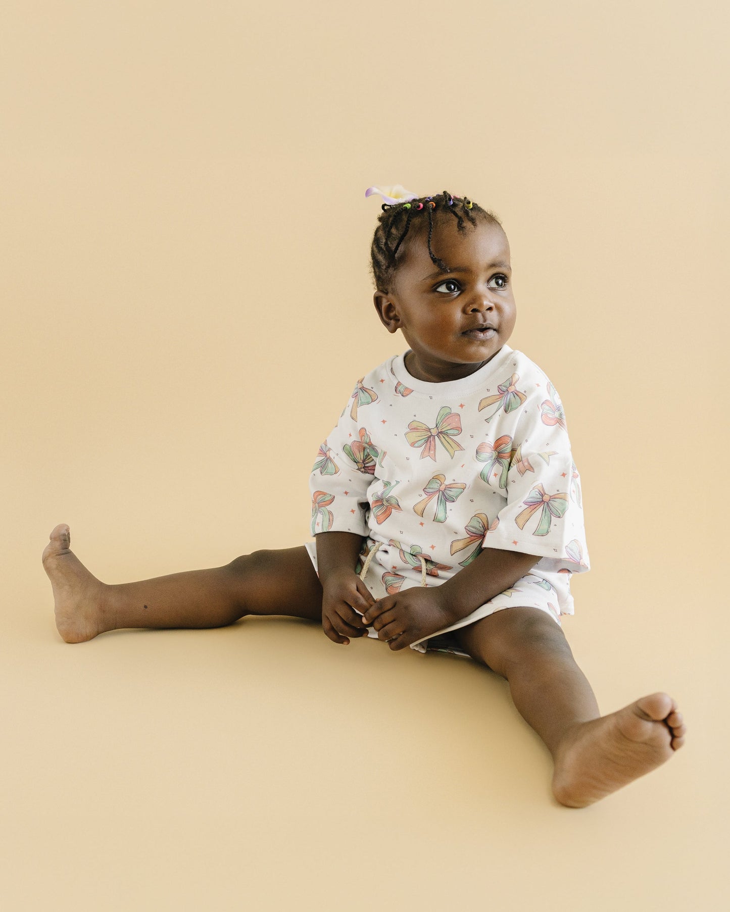 shorts set // happy bows (sizing up to 8/9)