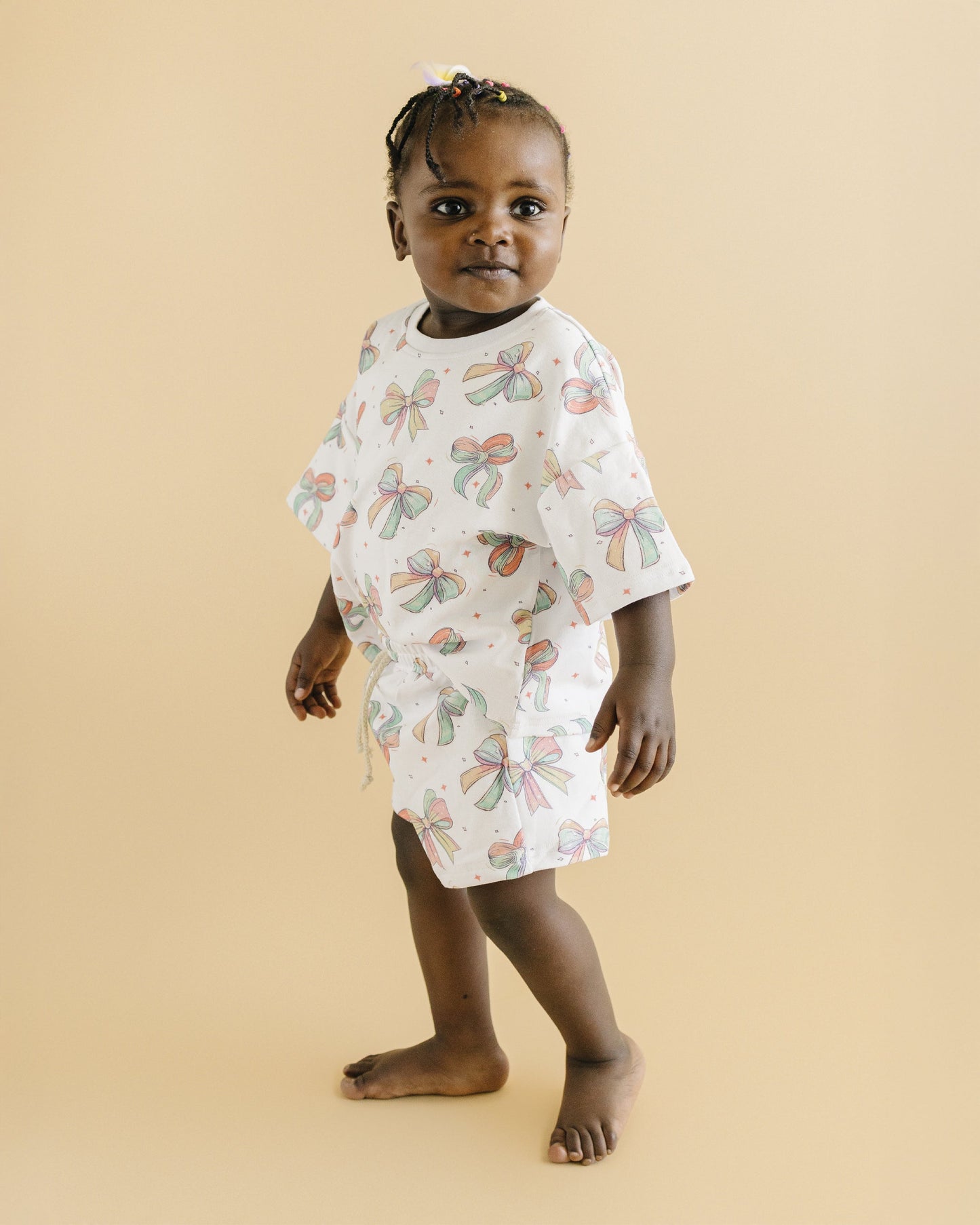 shorts set // happy bows (sizing up to 8/9)