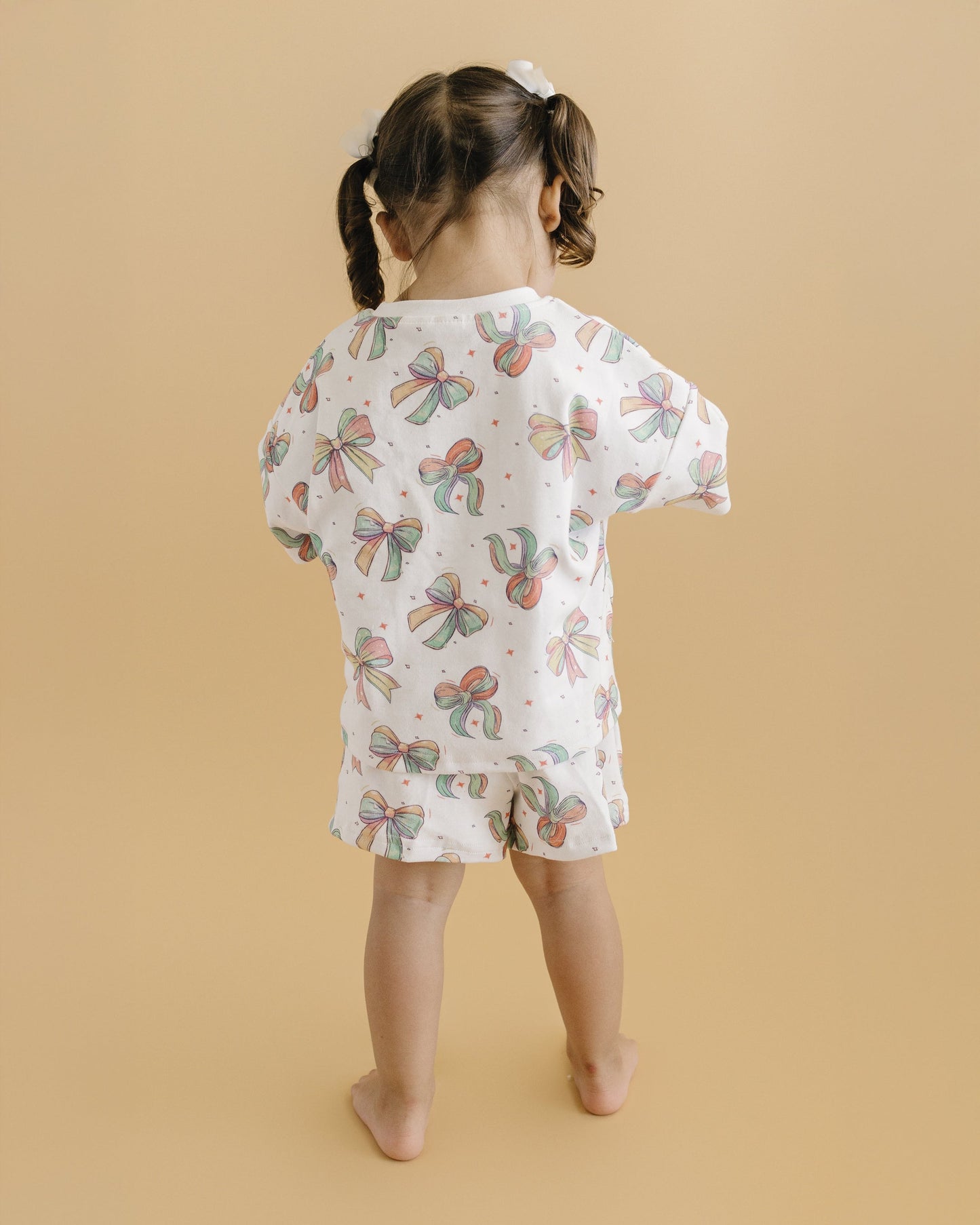 shorts set // happy bows (sizing up to 8/9)
