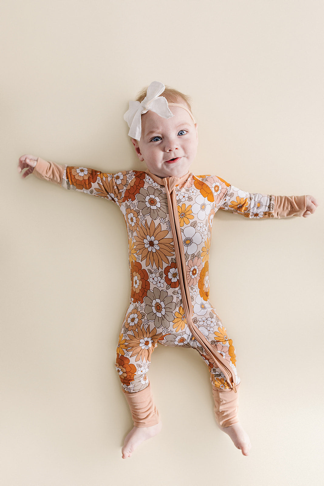petal pop bamboo pajamas // ZIPPY