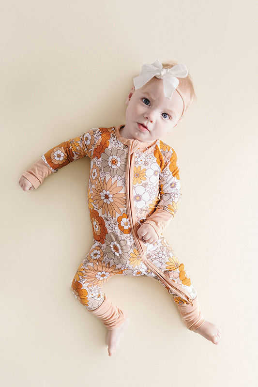 petal pop bamboo pajamas // ZIPPY