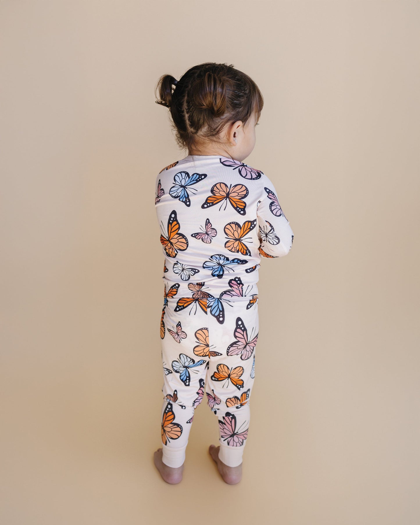 butterflies bamboo pajamas // LONG-SLEEVE TWO-PIECE SET