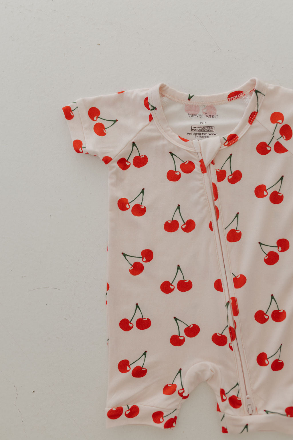 cherry orchard bamboo pajamas // SHORTIE