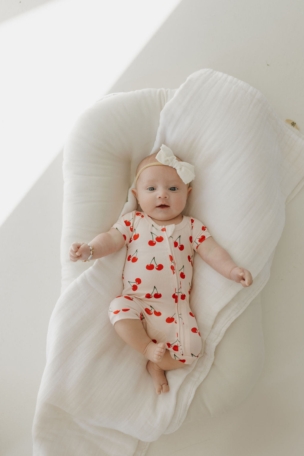 cherry orchard bamboo pajamas // SHORTIE