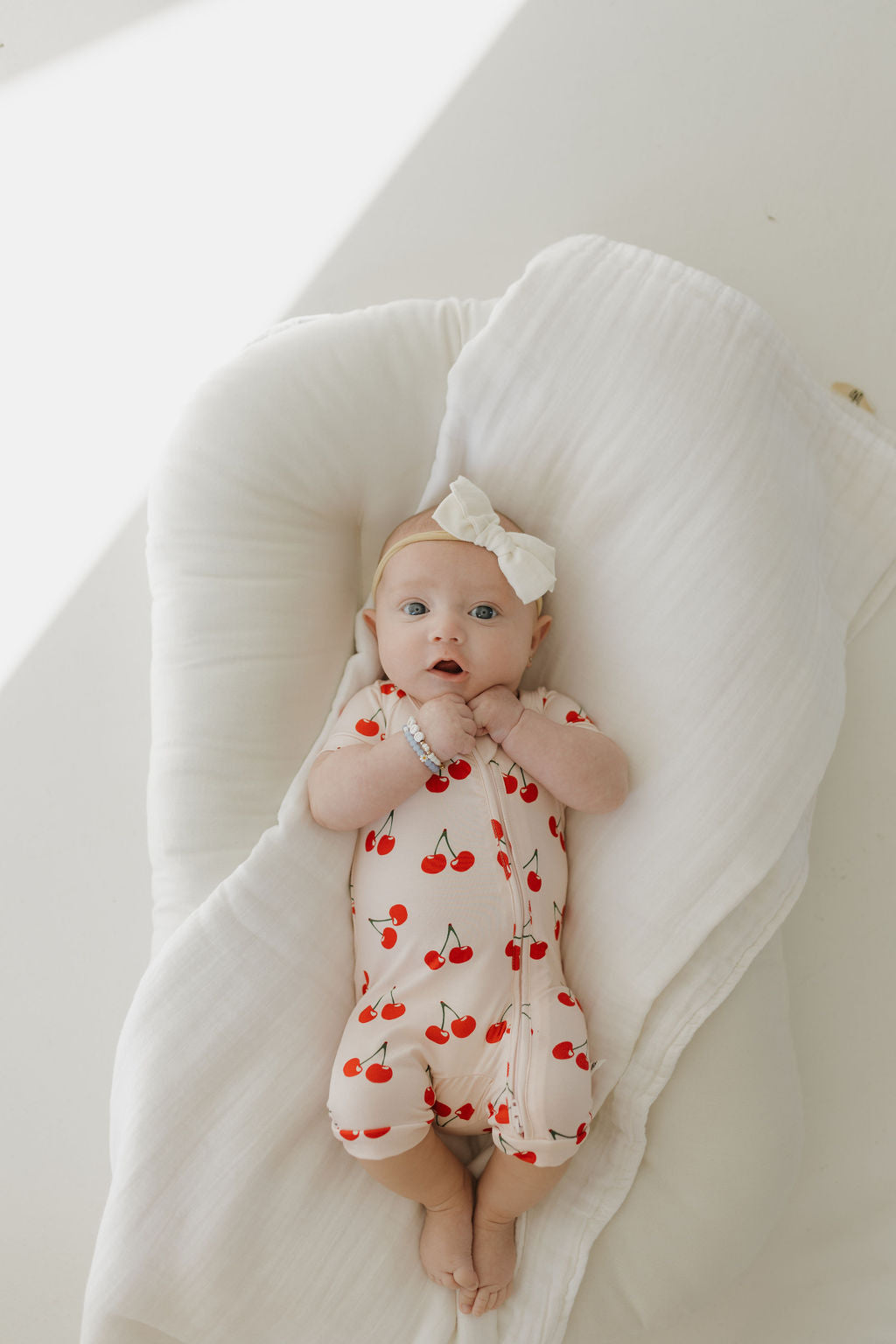 cherry orchard bamboo pajamas // SHORTIE