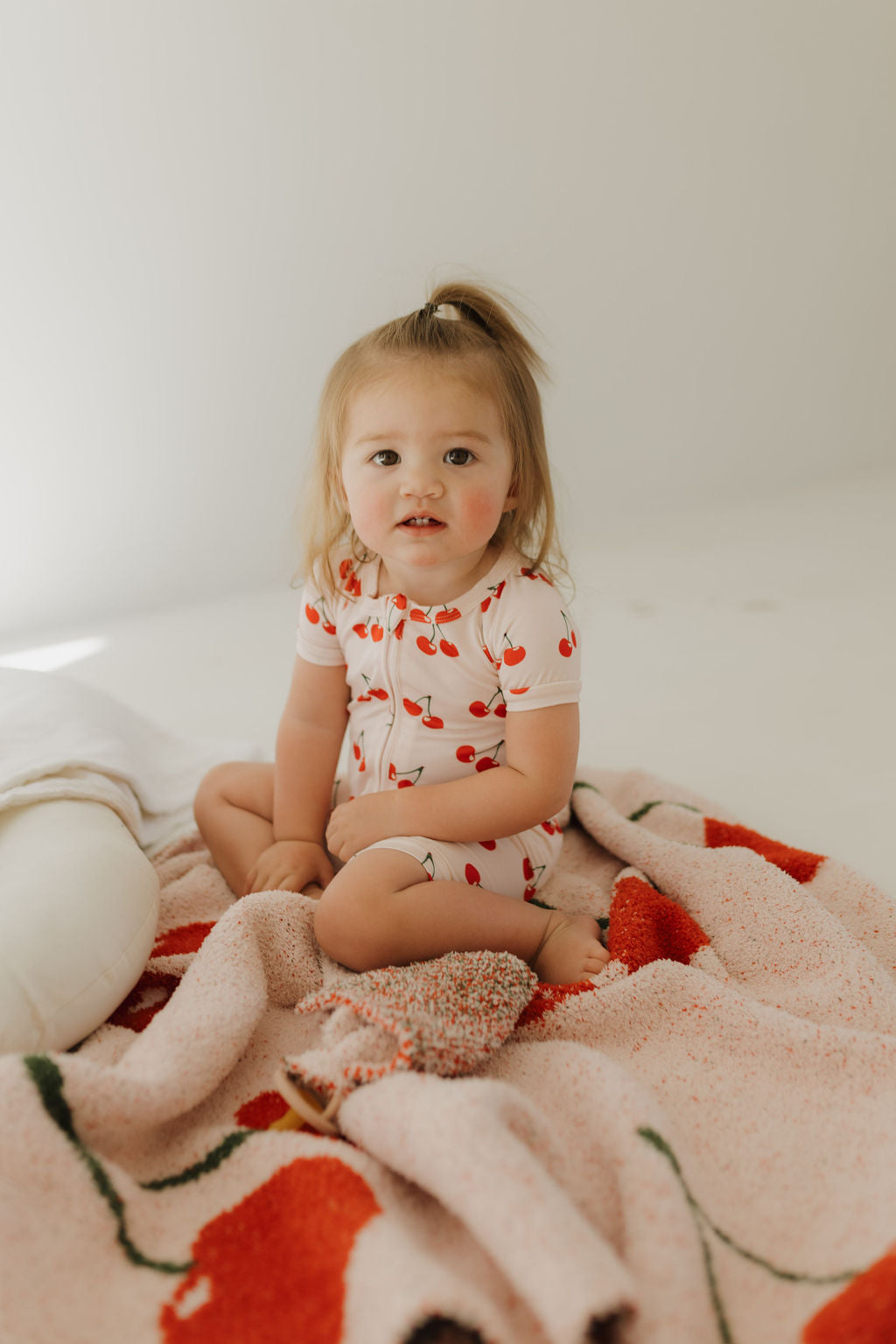 cherry orchard bamboo pajamas // SHORTIE
