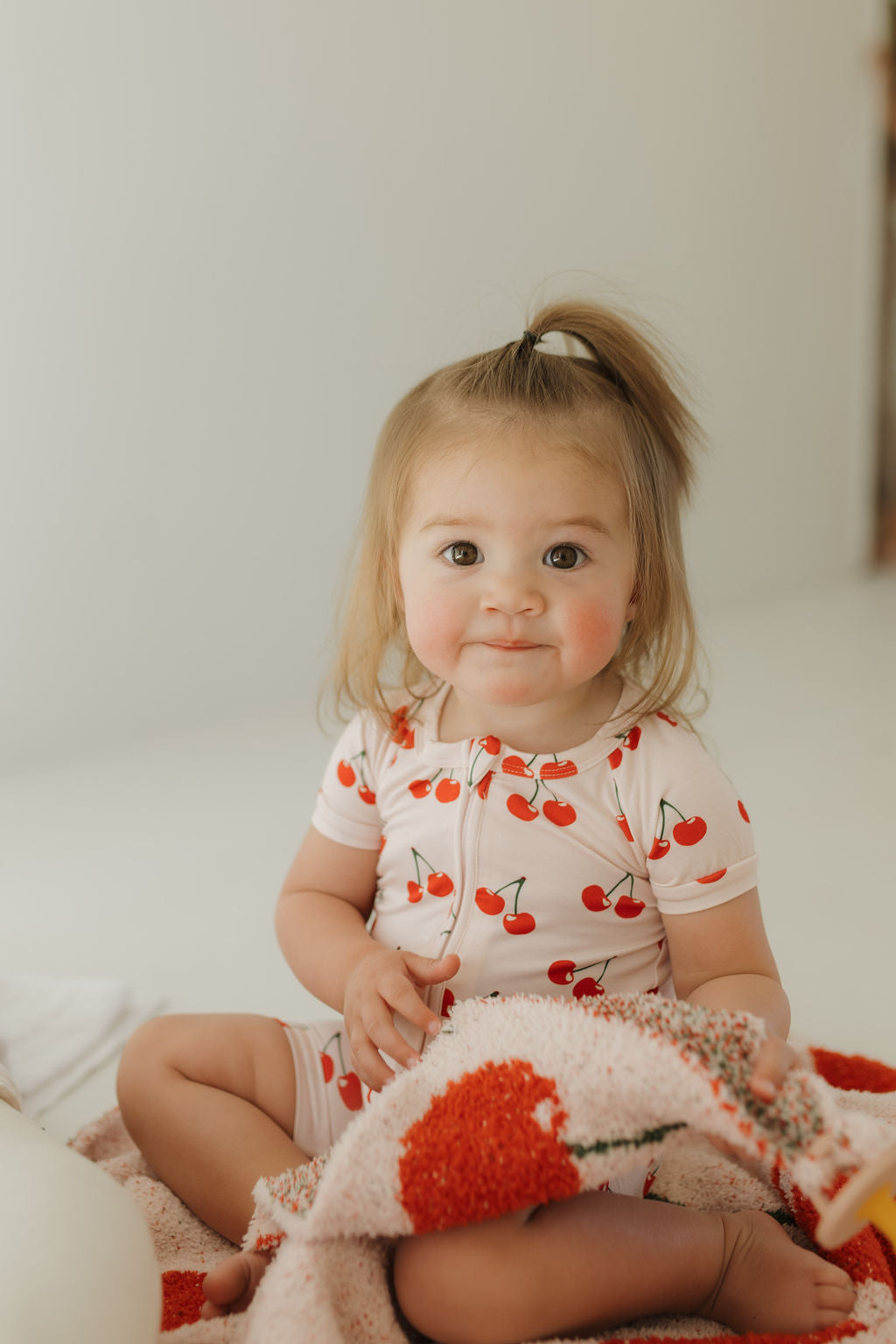 cherry orchard bamboo pajamas // SHORTIE