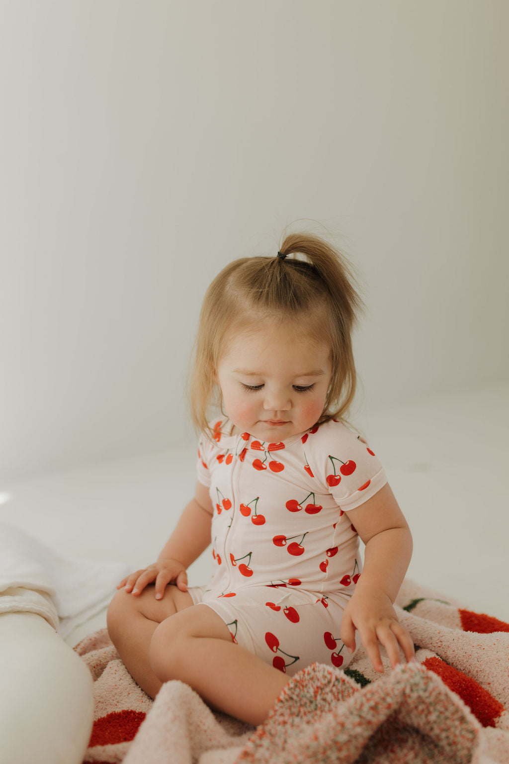 cherry orchard bamboo pajamas // SHORTIE