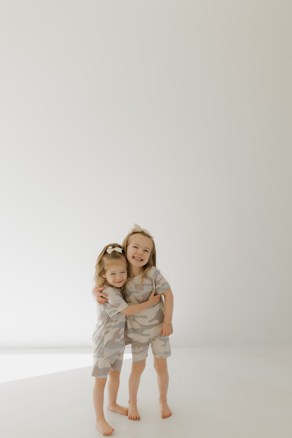 camo bamboo pajamas // SHORT-SLEEVE AND SHORTS SET (sizing up to 10/12)