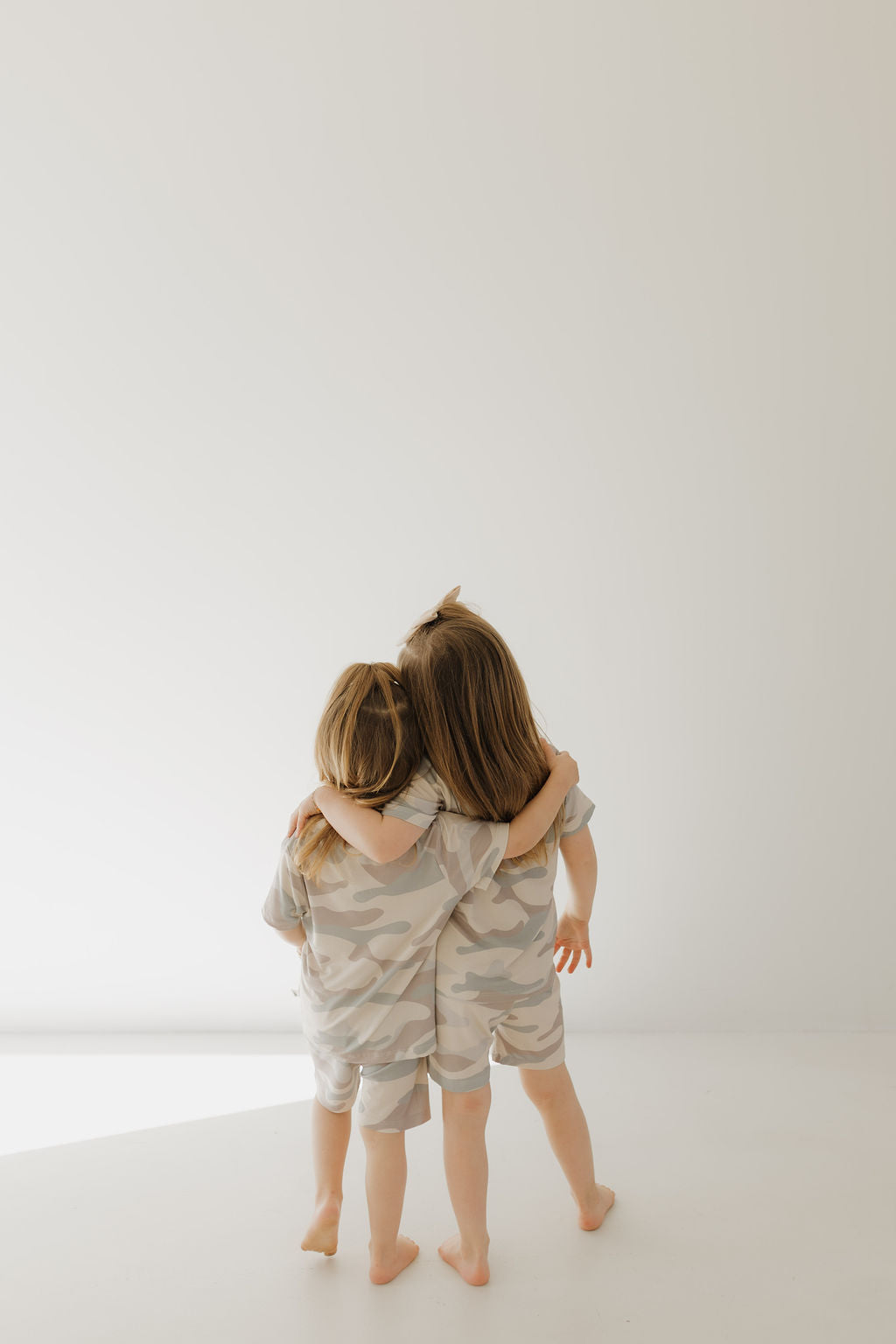 camo bamboo pajamas // SHORT-SLEEVE AND SHORTS SET (sizing up to 10/12)