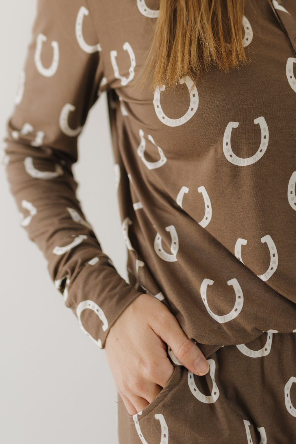women's bamboo pajamas // giddy up