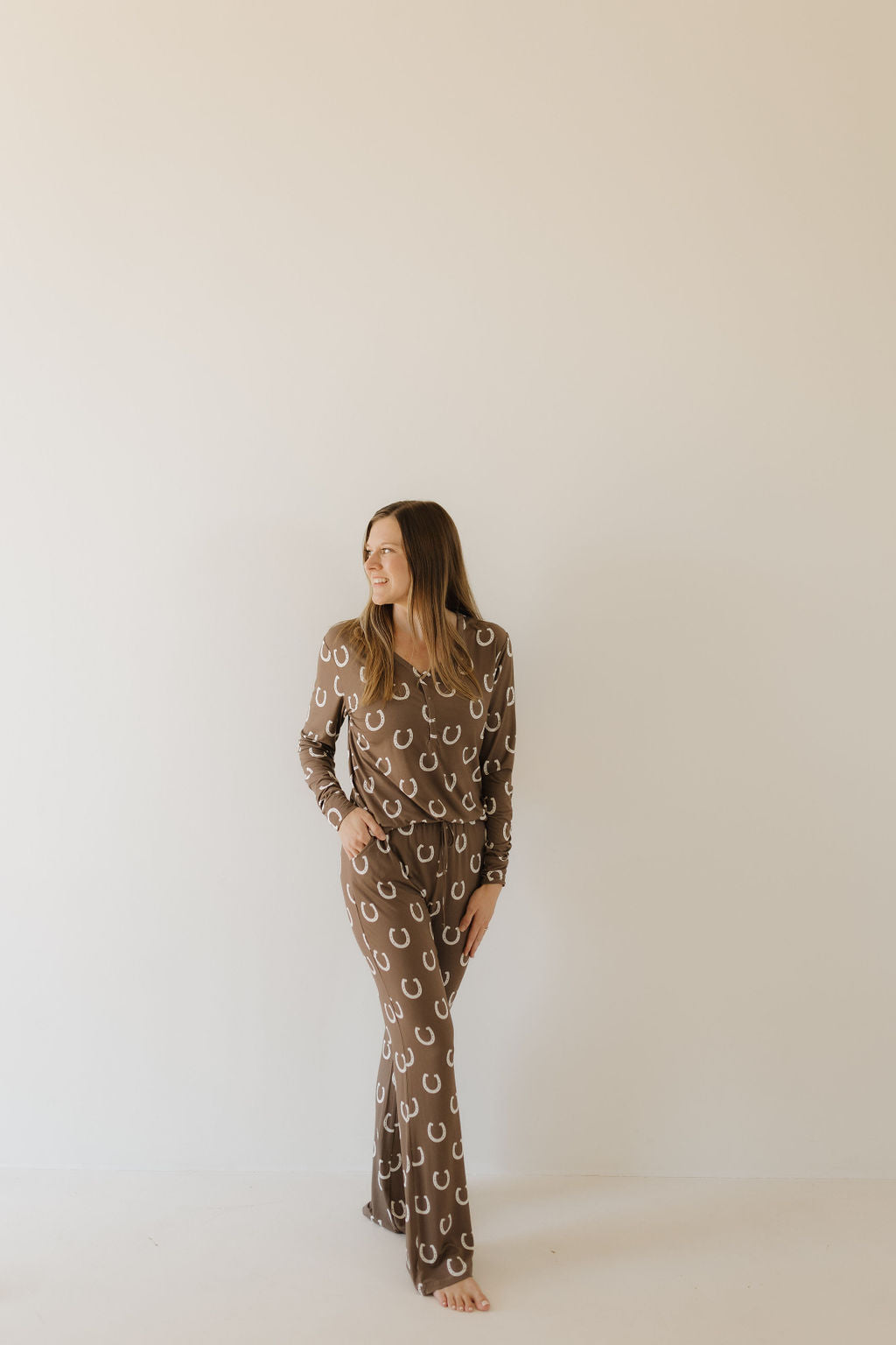 women's bamboo pajamas // giddy up