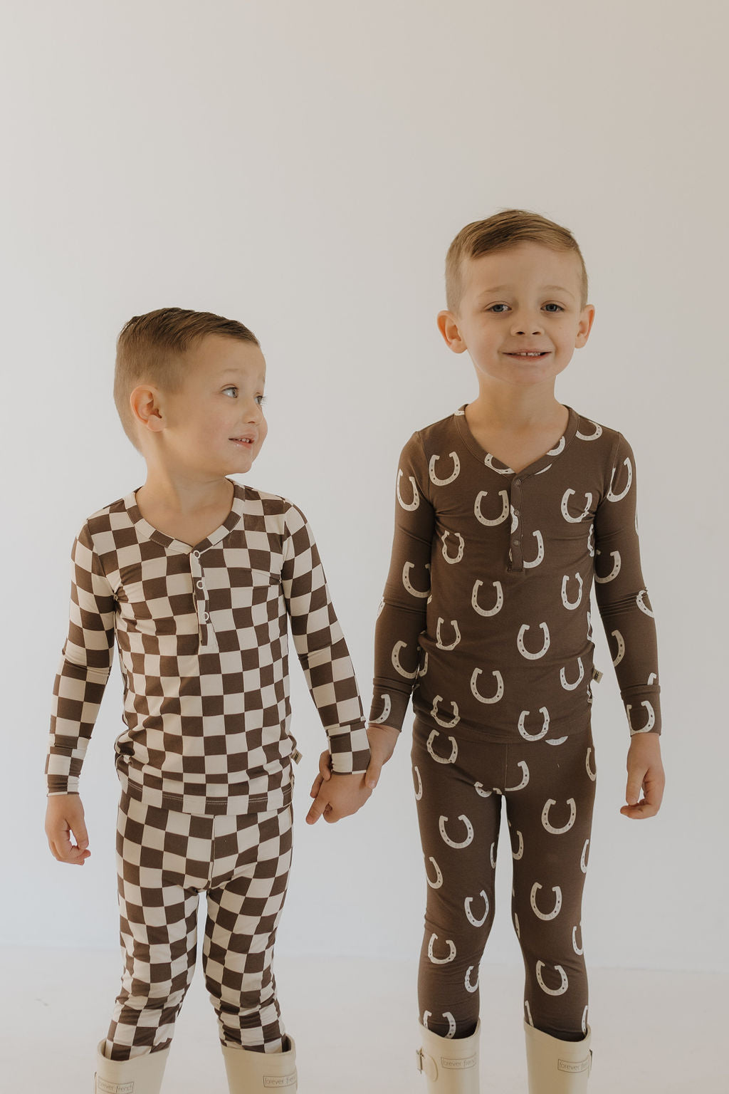 giddy up bamboo pajamas // LONG-SLEEVE TWO-PIECE SET (sizing up to 8/9)