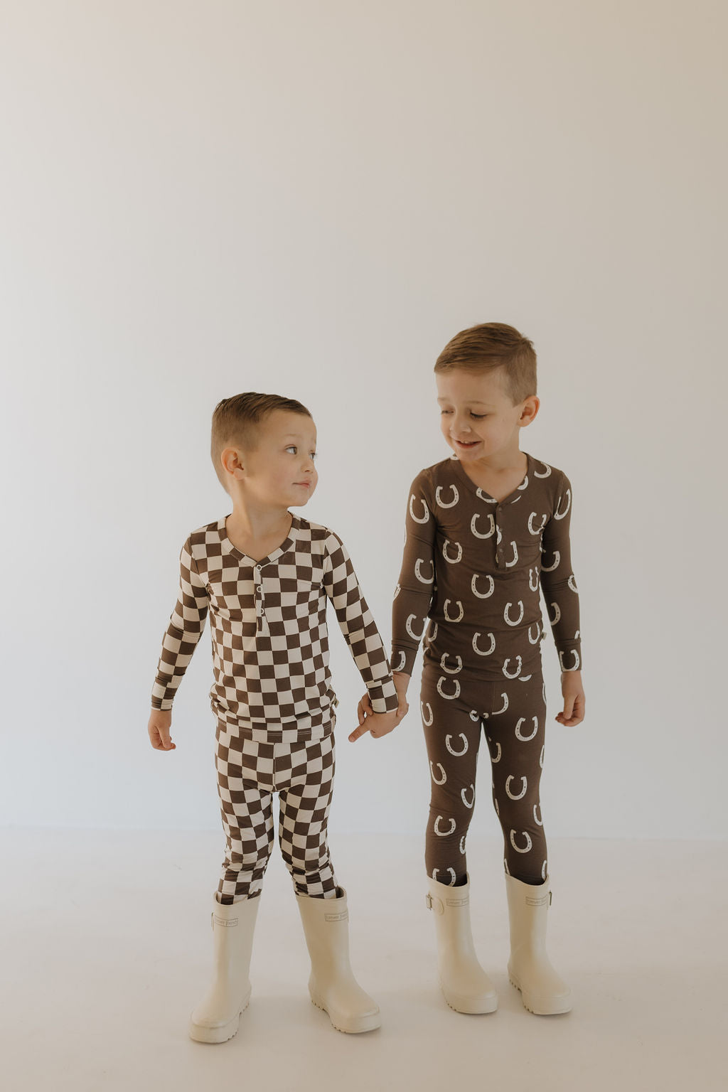 giddy up bamboo pajamas // LONG-SLEEVE TWO-PIECE SET (sizing up to 8/9)