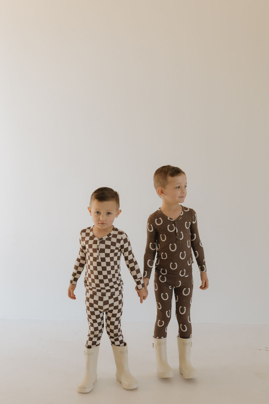 giddy up bamboo pajamas // LONG-SLEEVE TWO-PIECE SET (sizing up to 8/9)