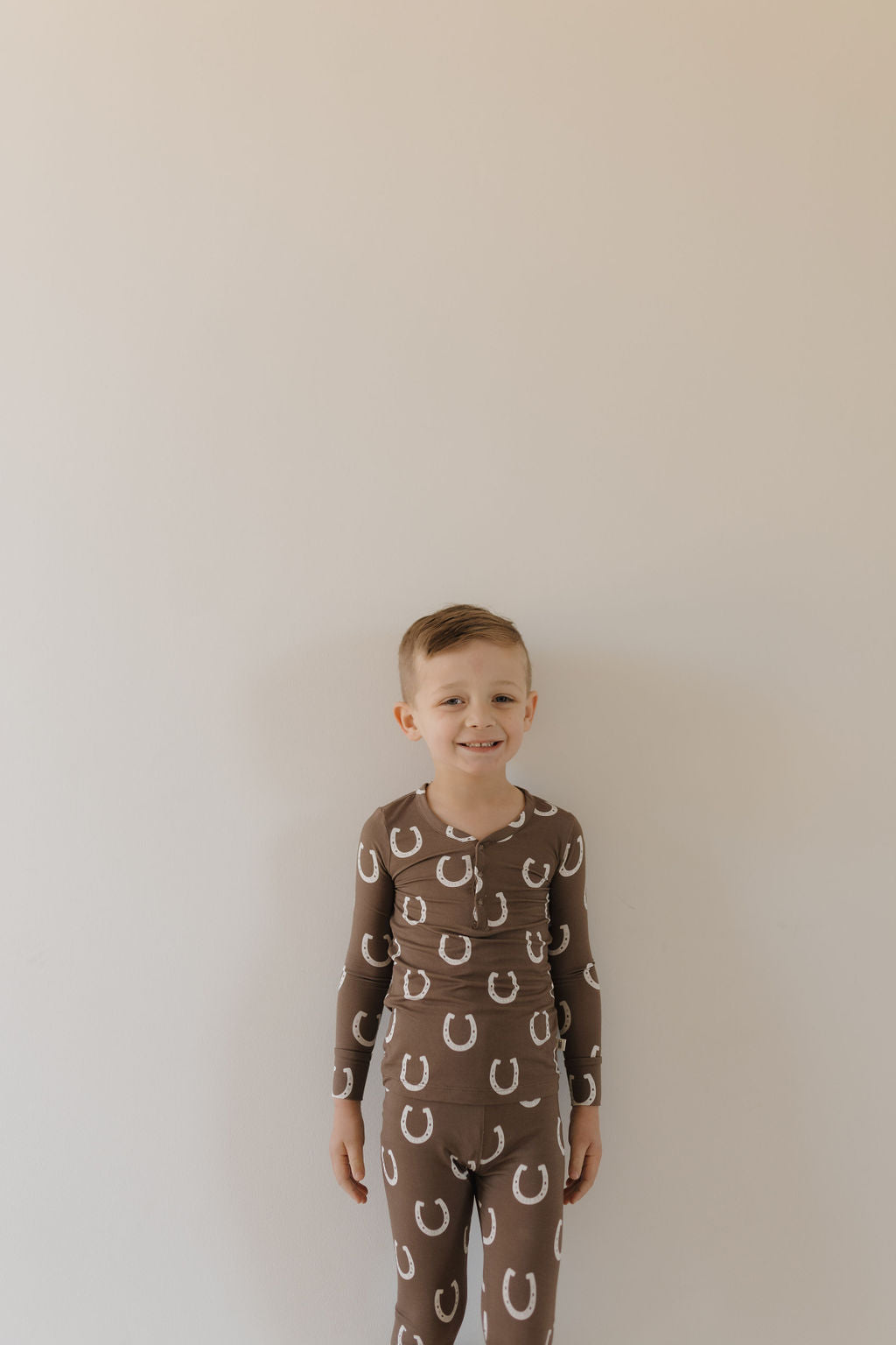 giddy up bamboo pajamas // LONG-SLEEVE TWO-PIECE SET (sizing up to 8/9)