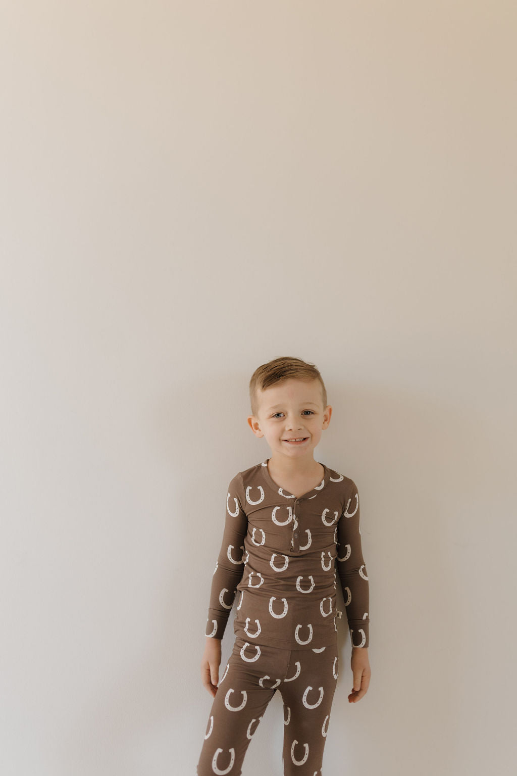 giddy up bamboo pajamas // LONG-SLEEVE TWO-PIECE SET (sizing up to 8/9)