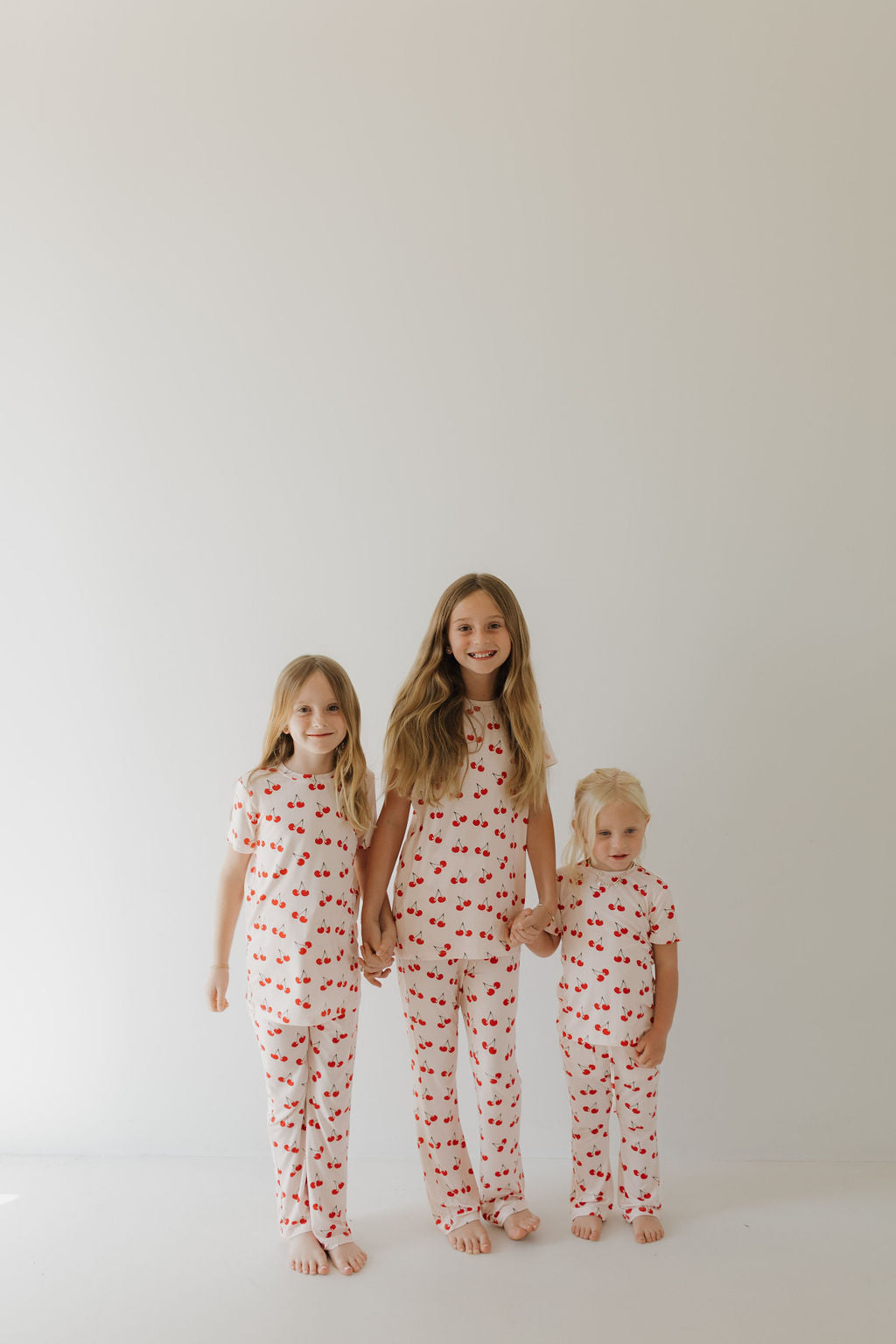 cherry orchard bamboo lounge set // SHORT-SLEEVE TOP + PANTS SET (sizing up to 10/12)