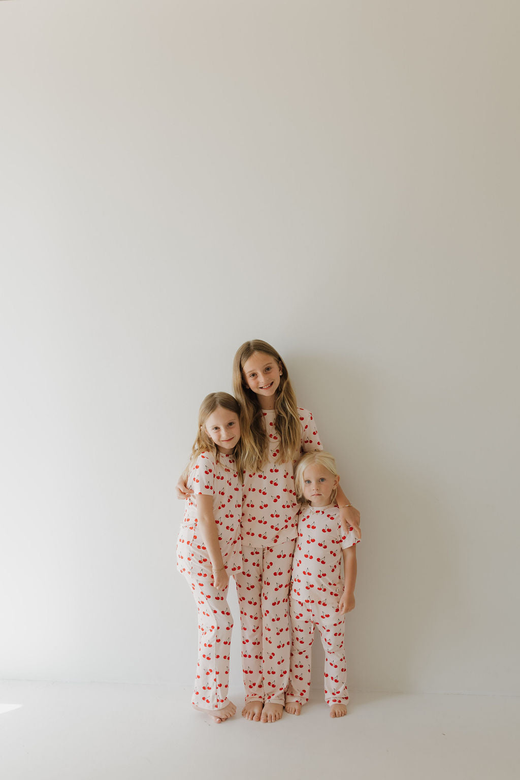 cherry orchard bamboo lounge set // SHORT-SLEEVE TOP + PANTS SET (sizing up to 10/12)