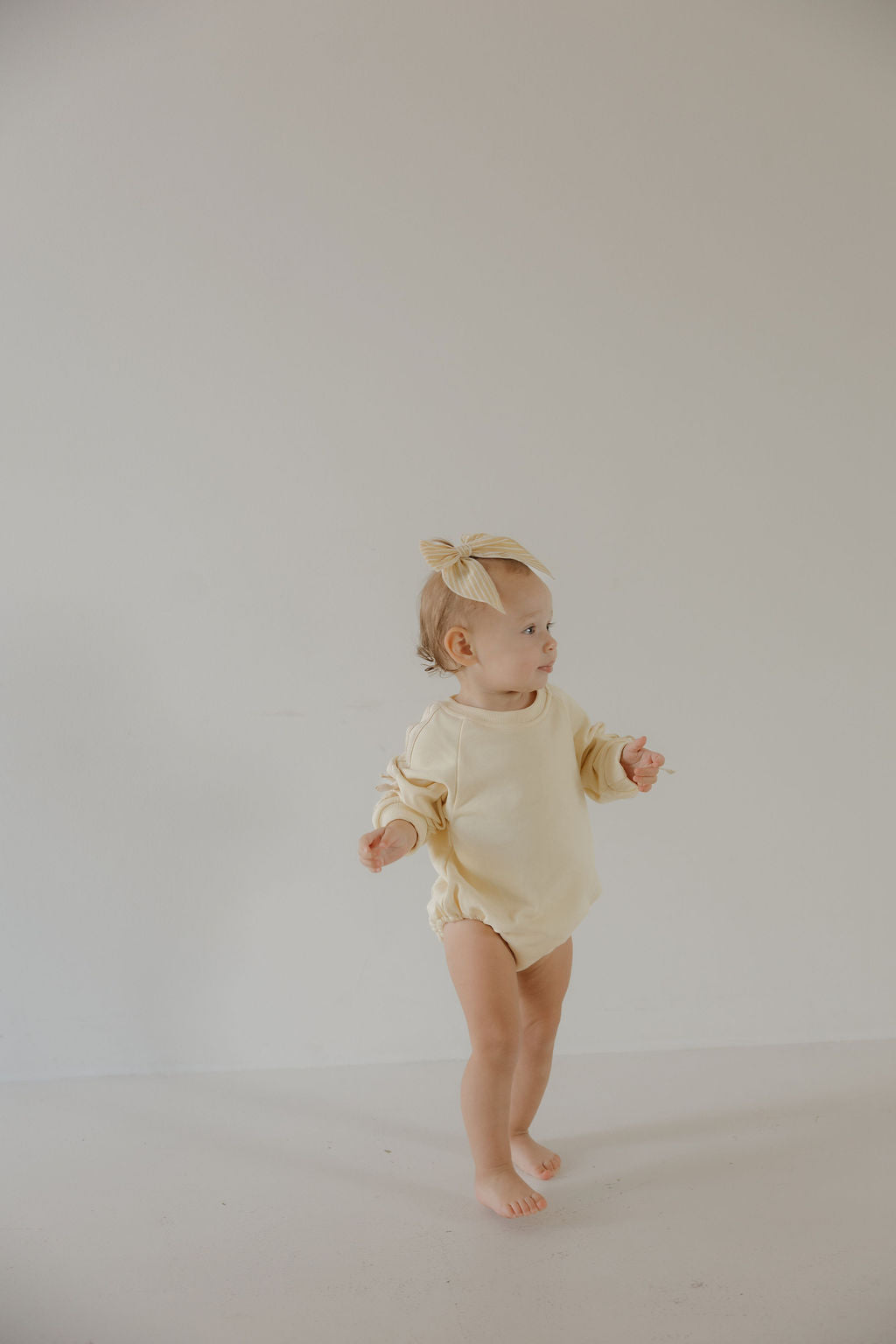 sweatshirt romper // buttercream bows (mama + me)
