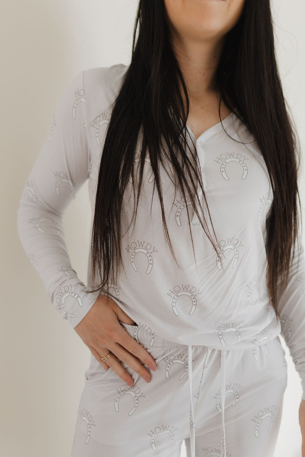 women's bamboo pajamas // howdy
