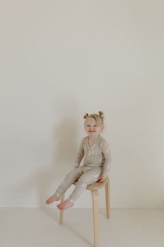 silly goose bamboo pajamas // LONG-SLEEVE TWO-PIECE SET (sizing up to 10/12)
