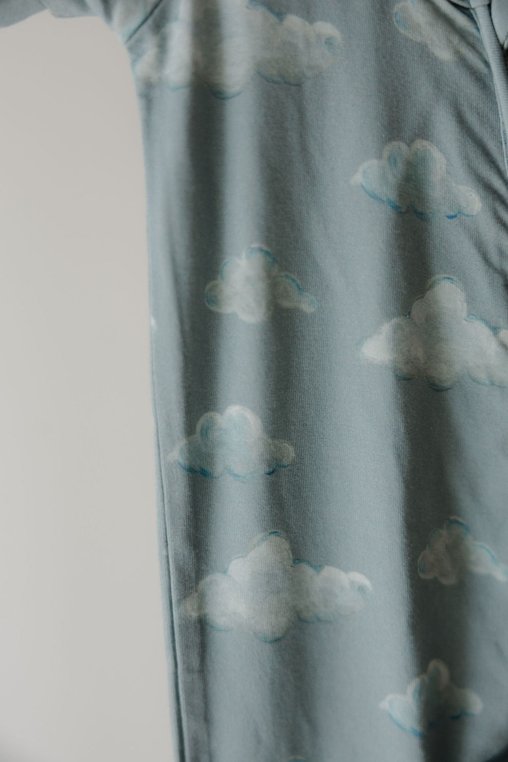 blue cloud bamboo pajamas // SHORTIE
