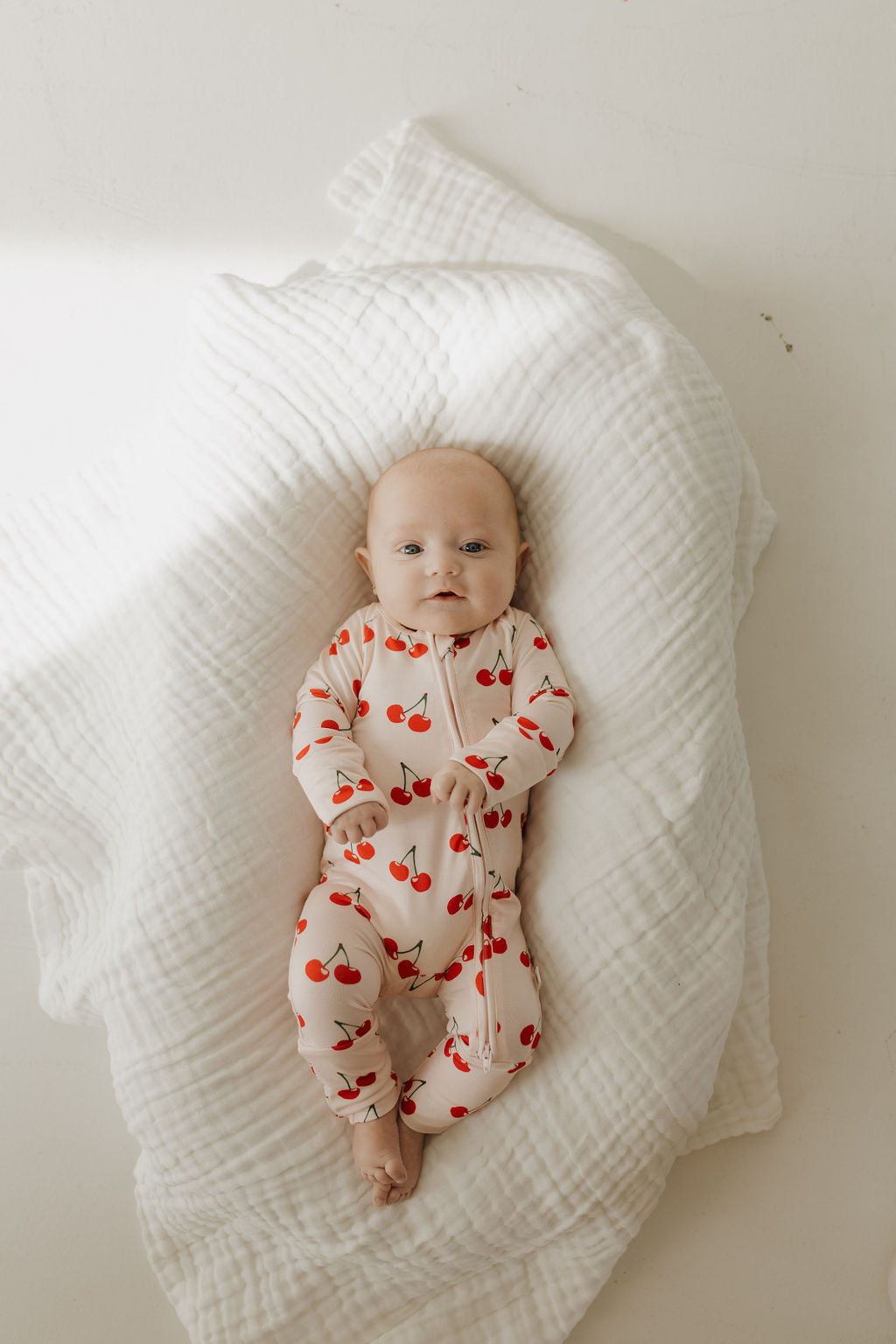 cherry orchard bamboo pajamas // ZIPPY
