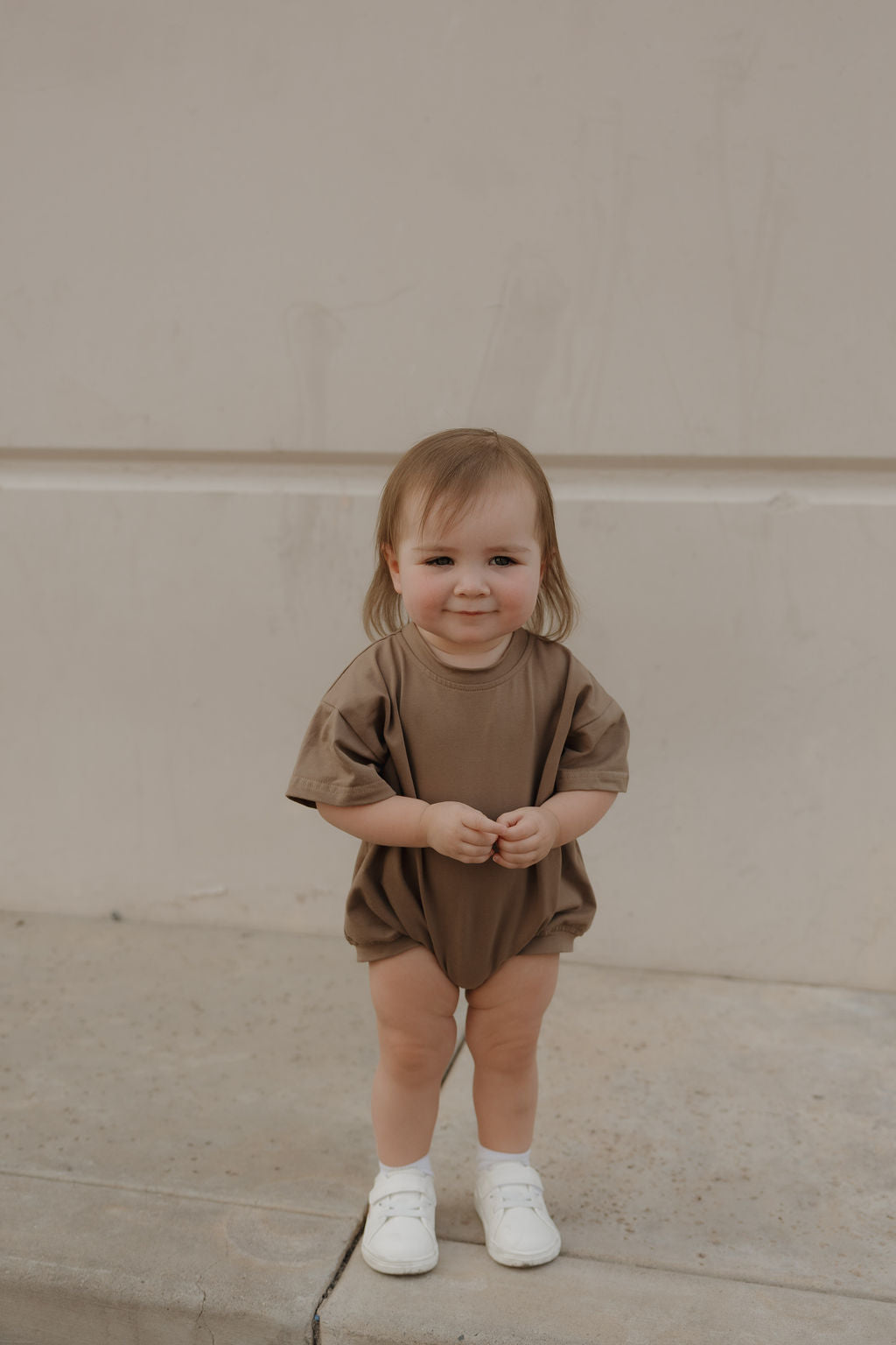 short sleeve romper // patina (mama + me)