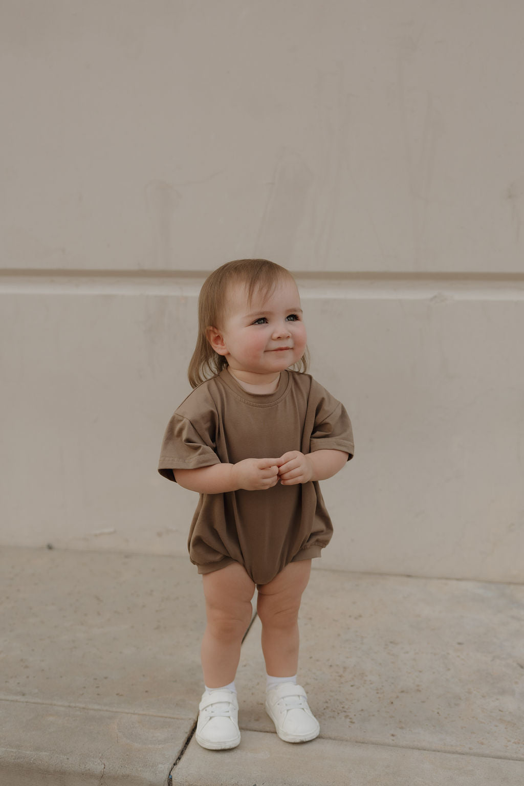 short sleeve romper // patina (mama + me)