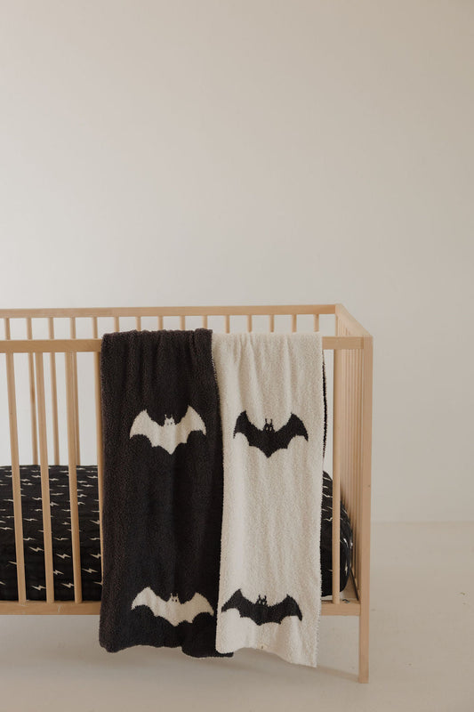 plush blanket // bats