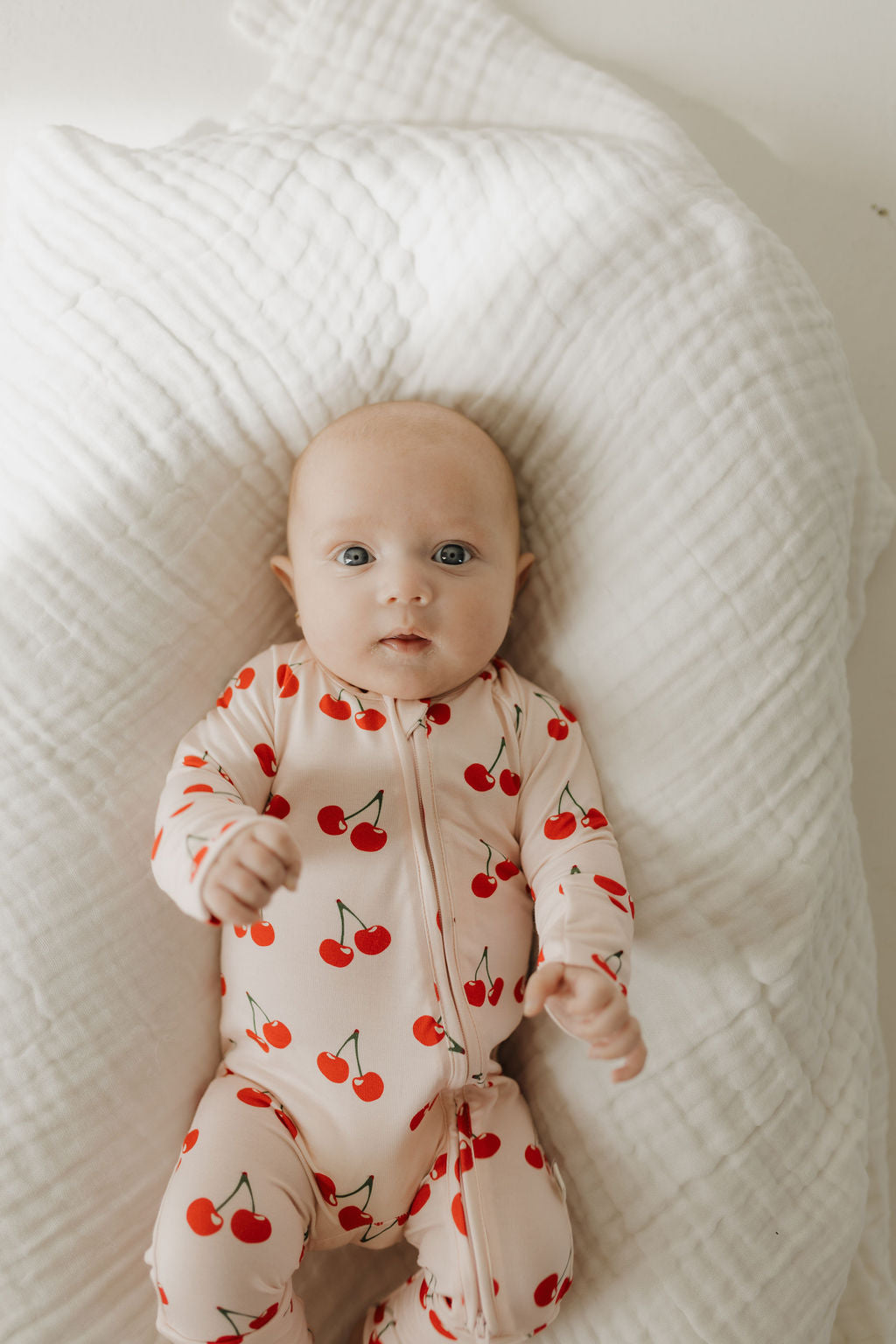 cherry orchard bamboo pajamas // ZIPPY