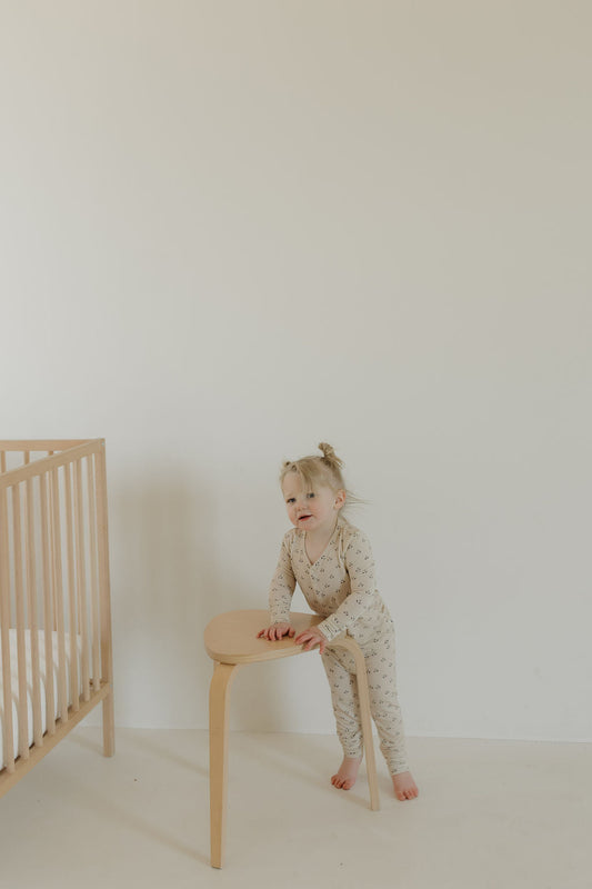 flora bamboo pajamas // LONG-SLEEVE TWO-PIECE SET (sizing up to 10/12)