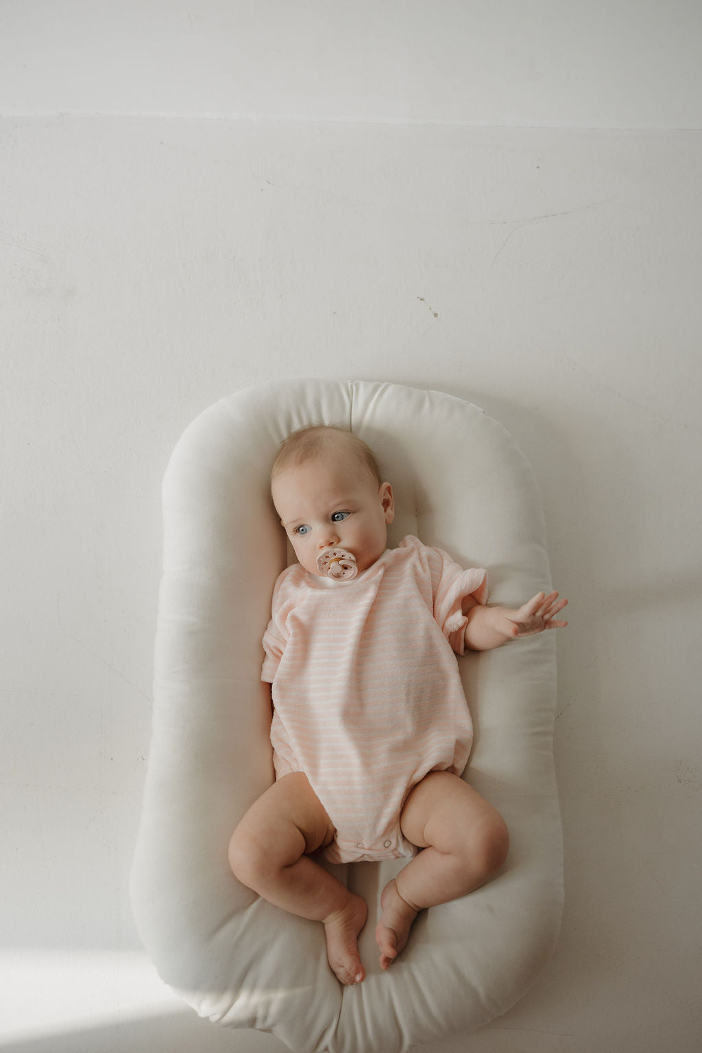terry tshirt romper // cotton candy