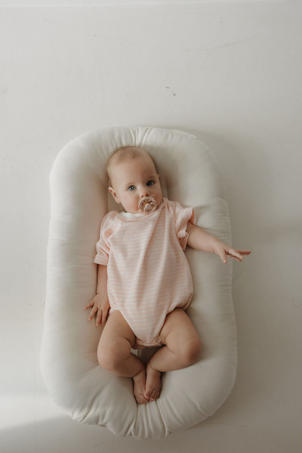 terry tshirt romper // cotton candy