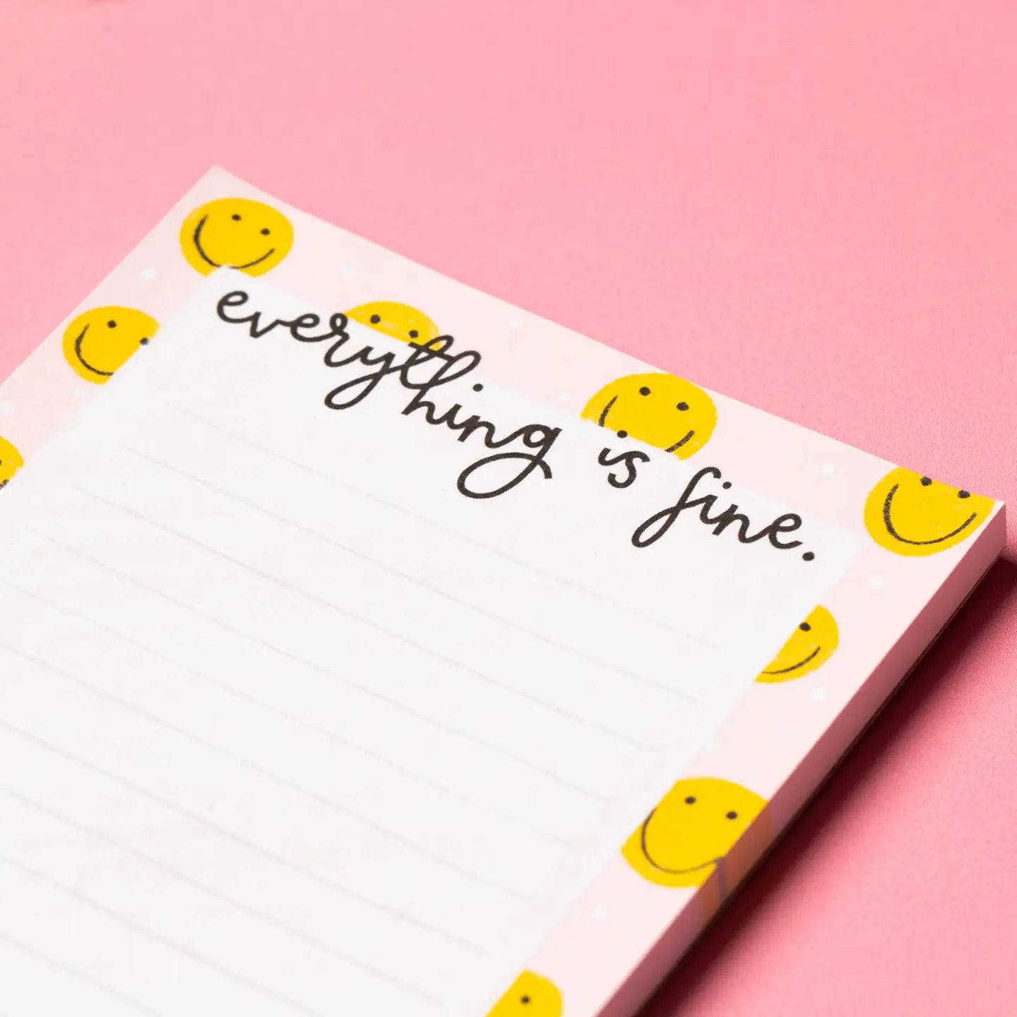 everything is fine notepad