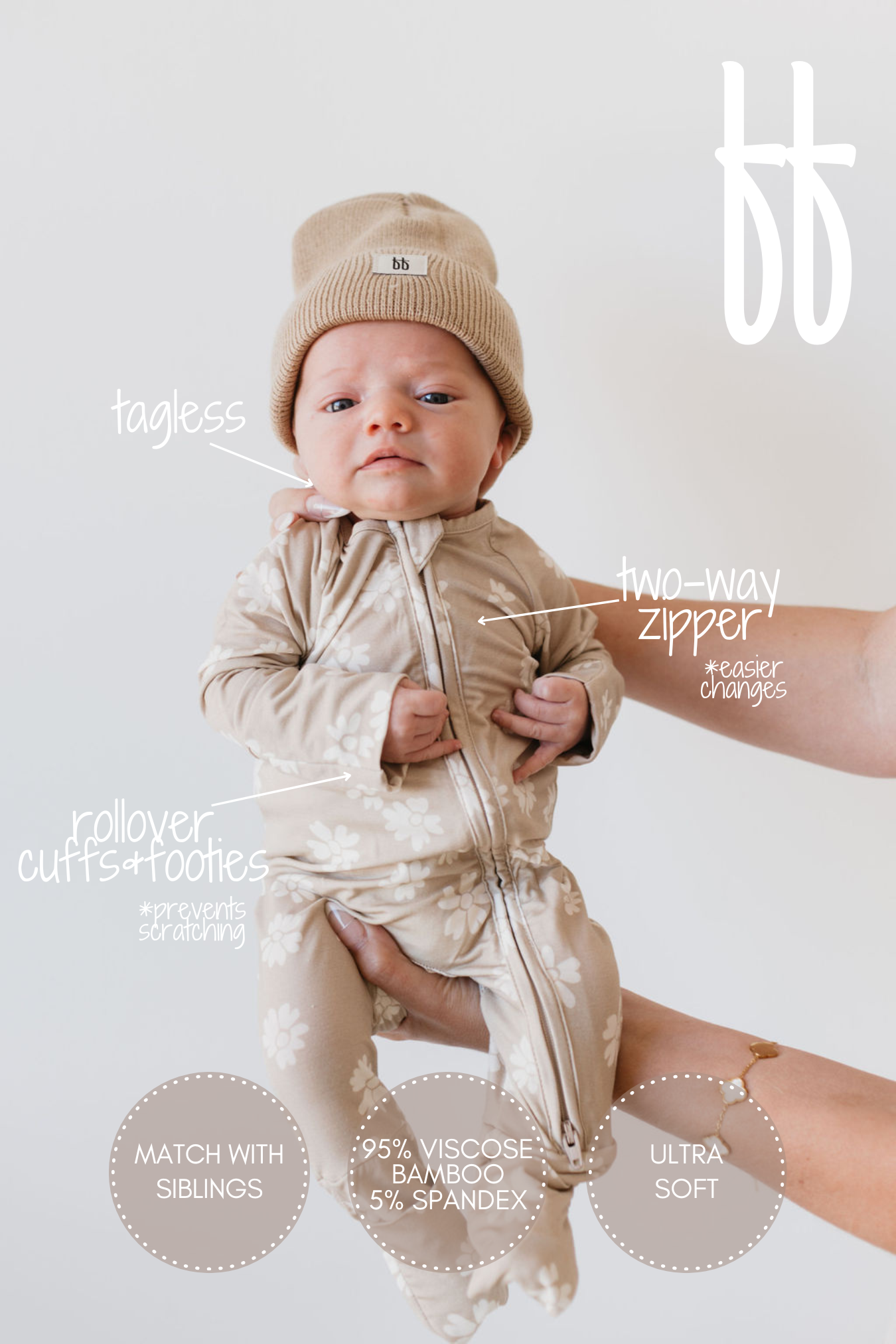 lazy daisy bamboo pajamas // ZIPPY