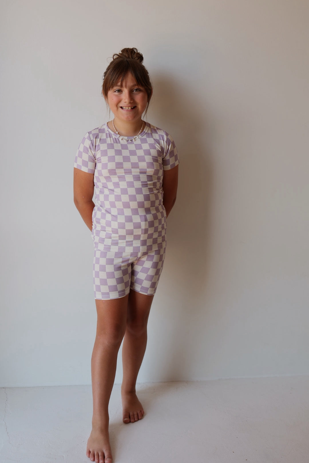 grape soda bamboo pajamas // SHORTS SET (mama + me)